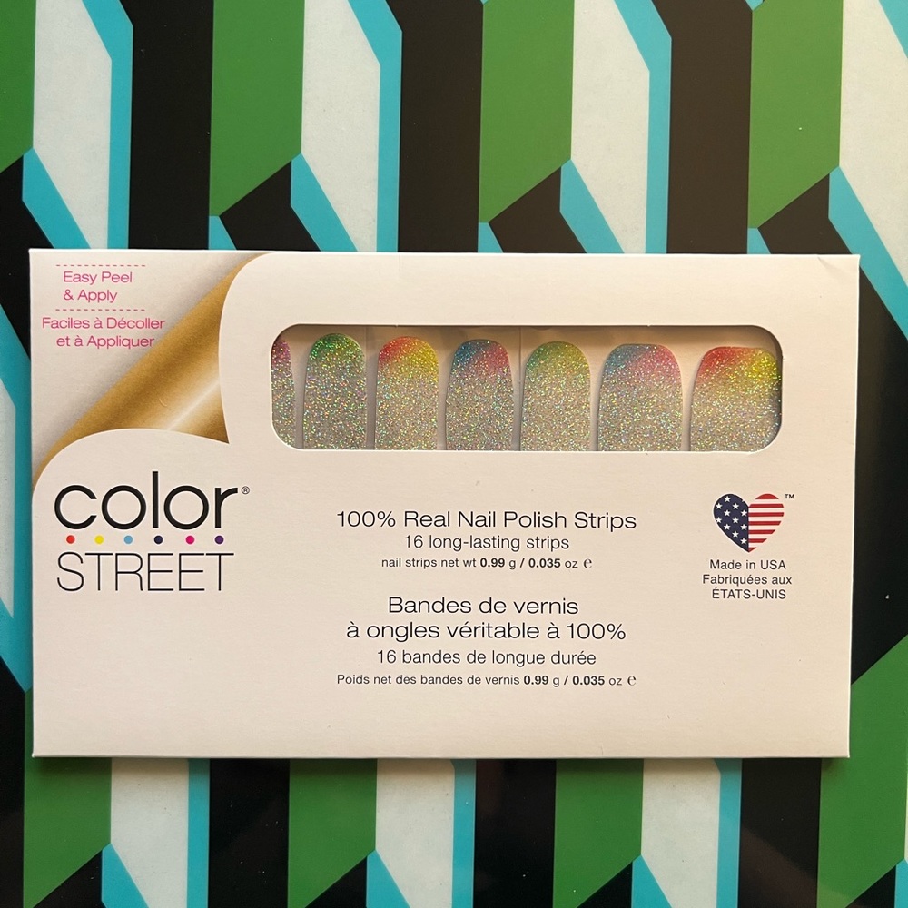 Color Street 100% Real Nail Polish Strips- Throwing Shade